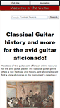 Mobile Screenshot of maestros-of-the-guitar.com